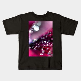 Velvet Pansy Sparkles Kids T-Shirt